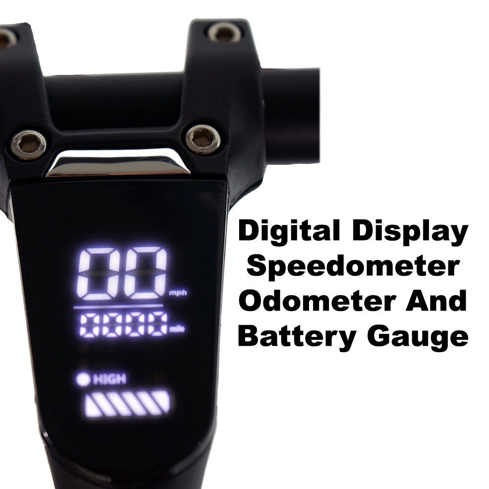Digital display Speedometer, Odometer and battery gauge